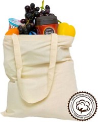Novel Box Eco-Friendly Heavy Duty Reusable Organic Natural Cotton Canvas Bag