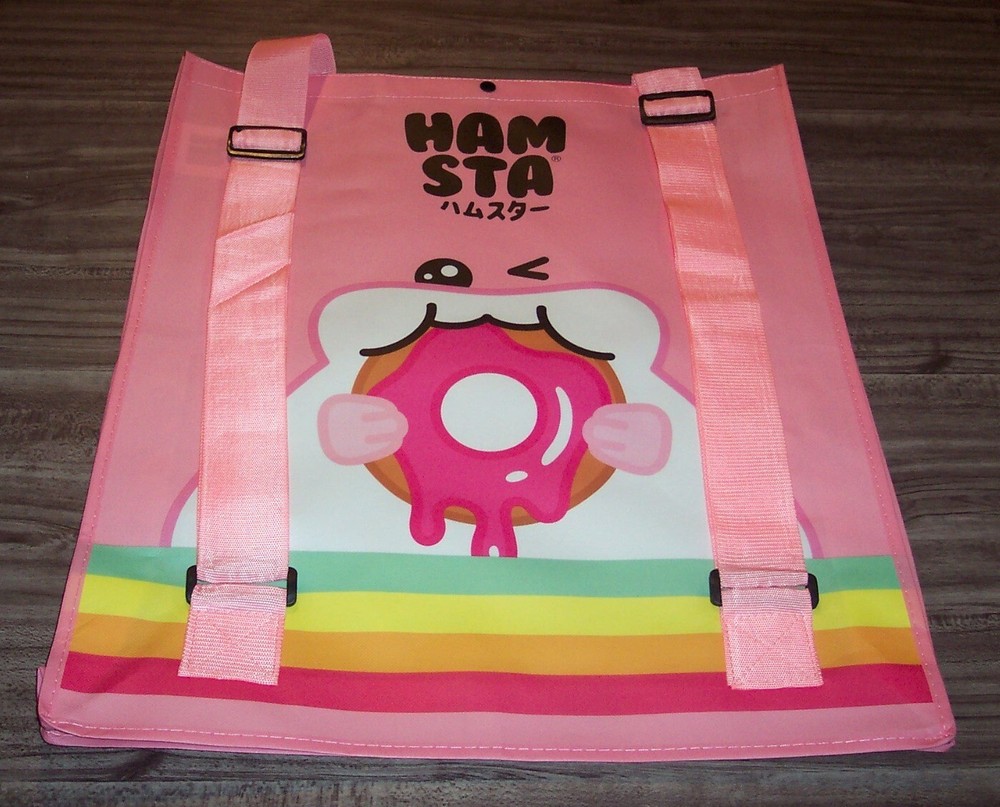 NYCC 2022 Comic Con Exclusive HAMSTA WORLD TOTE BACKPACK BAG 18 X 22 Hamster