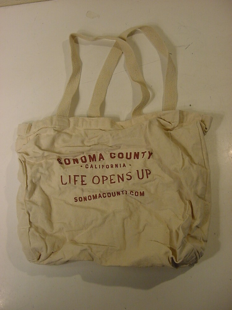 SONOMA COUNTY CALIFORNIA GROCERY BOOK BAG