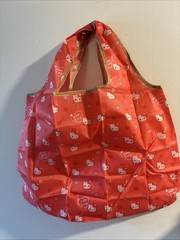 Hello Kitty Portable Foldable Reusable Shopping Shoulder Tote Bag 14x22inch