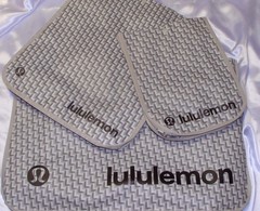 Lot 3 New Lululemon Monogram Reusable Tote Bags – 1 Jumbo, 1 Large, 1 Small