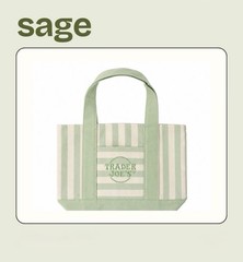 Trader Joe’s New!!! Authentic STRIPED Pastel Mini Tote Bag Set (4 Colors, NWT)