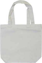 3 Pcs, 100% Cotton Small Canvas Tote Bag Size: 11 x 9 x 3 Inch Perfect for Scree