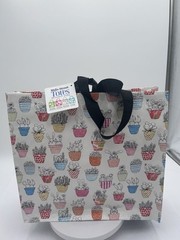Easter Spring Bunny Rabbits Basket Flowers Gift Reusable MainStreet Tote Bag New