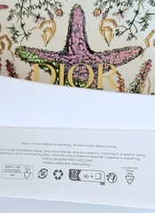 Christian Dior Gift Bag Starfish Coral Print Rare Boutique Shopping Tote New