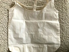 Japan MIFFY eco bag floral pattern vertical 14in 35cm horizontal 15in 38cm