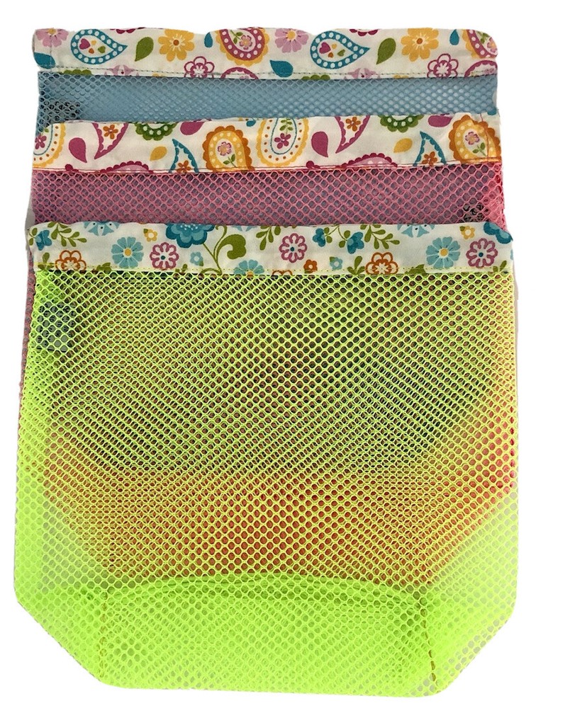 Large Heavy Duty Eco-friendly Reusable Bags For Vegetables, Grocery Items & More