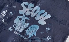 SpongeBob SquarePants Patrick Star Blue Tarpaulin Shopping Bag Reusable
