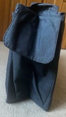 NWT KEEPCOOL Insulated Shopping Cooler Bag Extra Large Navy Zip Close