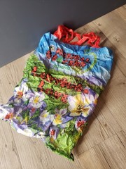 NWT Small Natural Grocers Bag Reusable Shopping Tote Lady Bug Zip Pouch