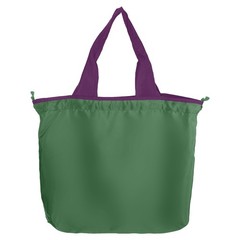 20″ x 16″ Washable Shopping Totes Fit in Pocket Green