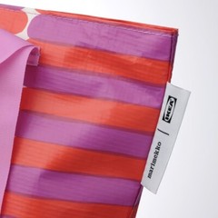 (RARE) IKEA x Marimekko BASTUA Reusable Shopping Bag Small Pink Orange Purple+FS