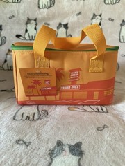 Auth Brand New Trader Joe’s Insulated Bag Lunch Bag x2 Limited/Orange&Striped