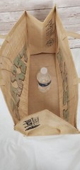 Texas Market Fresh Jute Shopping Bag Lone Star Large Carry Bag Made In India