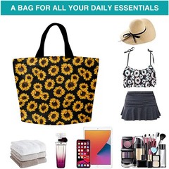 Large Capacity Reusable Shopping Tote Bag Lightweight Grocery Shoulder Bag