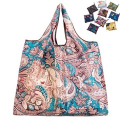 Eco-Friendly Reusable Shoulder Bag Portable Folding Tote for Travel & Groceries