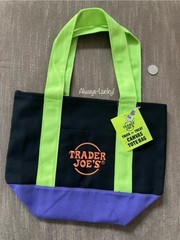 NWT TRADER JOE’S 2025 Halloween Mini Canvas Tote Bag LIMITED EDITION