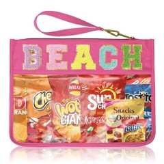 Siwara Beach Bags Sunscreen Bag Summer 11.6 x 8.2 inches, Rose–Beach