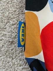 Ikea Multicolor Fabric Tote Bag