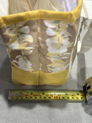 NWT Whole Foods Hawaii Exclusive Yellow Plumeria Lei Mini Eco Tote Bag