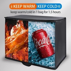 Insulated Reusable Grocery Bags Cold Food Delivery Portable Foldable Tote New