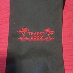 Trader Joe’s Insulated Extra Large Black Red Bag