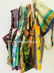 Recycled Silk Sari Shopping Bags Reusable Carry Bags Tote bags – 50 Pcs Lot