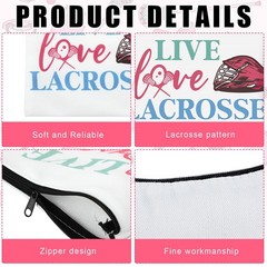 Hillban 12 Pcs Lacrosse Gift Bulks for approx. 8.7 x 7.1 inches, Multicolor