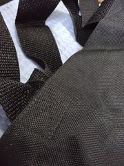 LAST ONE NEW BLACK CANVAS TOTE BAG 11.5 by 9.5