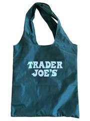 Trader Joes Green Shopping Bag 17×16” not incl handles