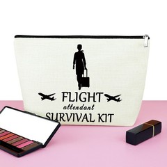 Mxrymvu Flight Attendant Gifts for Women Makeup Bag