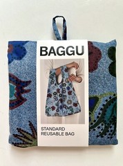 NEW! Baggu STANDARD BAG in “Digital Denim Birds” — Recyc. Nylon SOLD OUT + RARE!