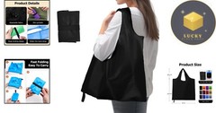 Versatile Machine Washable Reusable Tote Bag – Perfect for Daily Errands