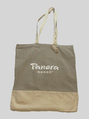 Panera Bread – NEW – Cotton – Canvas – Tote Bag Reusable (16”x14.5”) Tan/Beige