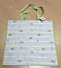 NWT TJ MAXX – Ducks in Boots – Large Reusable Shopping Tote Eco Bag