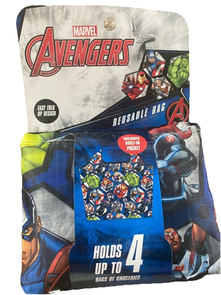 Marvel The Avengers Reusable Shopping Tote Bag