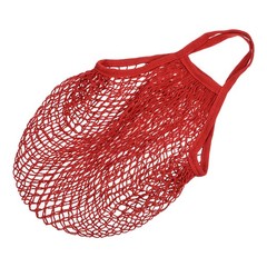 Cotton Mesh Bag, 15×13.8″ Mesh Net String Grocery Bags Red