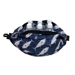 Shupatto Itoya Compact Bag S Tuna Maguro Blue Japan