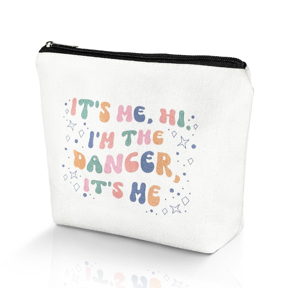 Paliboiu Dancer Gifts Makeup Bag Funny Dance Cosmetic