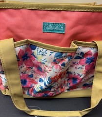 New Pioneer Woman FRESH FLORAL Gardening Tote Bag Tool Storage Organizer Gift