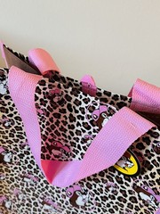 bucees reusable pink leopard bag cheetah print new with tags