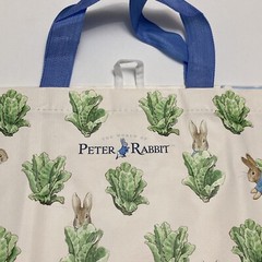 Tesco Peter Rabbit Tote Bag Garden Beatrix Potter Bunny 2025 Flower Lettuce