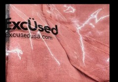 NWT ExcUsed Oversized Reusable Tote Pink Can hold up to 55 pounds
