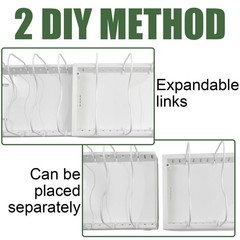 Reusable Shopping Bag Organizer, Adjustable Shelf Dividers, Great for Storing…