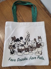Starbucks Thailand 2023 Disney Fave Drinks Tote Bag +Free tracked