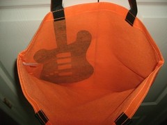 NEW Set of 3 Guitar Shopping Travel Tote Bags 17×15 in. double handle foldable