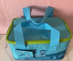 TRADER JOE’S Mini Insulated Cooler Tote Bag LIMITED EDITION Light Blue NEW