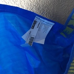 IKEA FRAKTA Large 19-Gallon Blue Bags