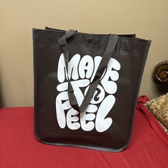 Lululemon Reusable Large Shopping Tote Bag Brown New Pattern 14” X 16.5” X6.5”
