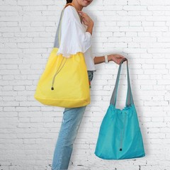 1 PCS Ripstop Nylon Foldable Reusable Grocery Shopping Bag Pouch Inner Pocket